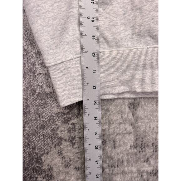 Anine Bing Harvey Sweatshirt Medium Womens Heather Gray Pullover Hoodie - Picture 6 of 9